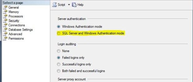 An attempt to login using SQL authentication failed - Chaib Opfergeld